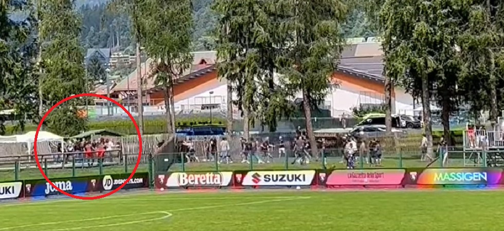 Pinzolo, scontri fra tifosi durante Torino-Modena: scoppia una bomba carta e interviene la polizia